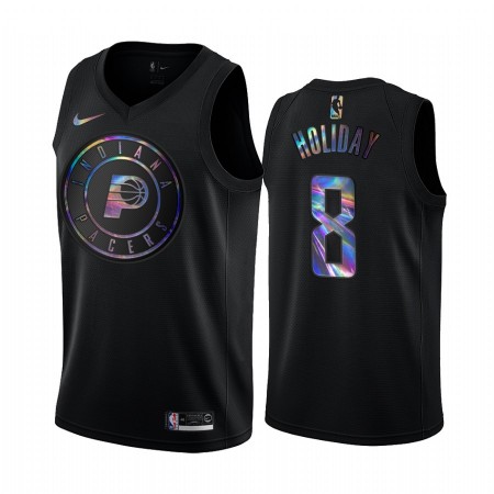 Maglia NBA Indiana Pacers Justin Holiday 8 Iridescent HWC Collection Swingman - Uomo
